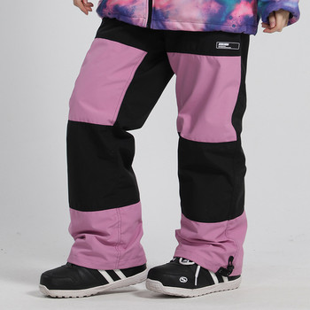 Ски панталони Дамски зимни панталони 2022 Мъжки водоустойчив ски костюм Топли панталони за сноуборд Ветроустойчиви ски женски гащеризони за сняг