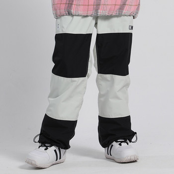 Ски панталони Дамски зимни панталони 2022 Мъжки водоустойчив ски костюм Топли панталони за сноуборд Ветроустойчиви ски женски гащеризони за сняг