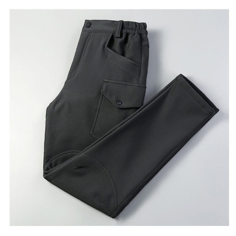 TRVLWEGO Vyriškos krovininės kelnės lauke slidinėjimas Laisvalaikis Kelionės Storos Šiltos Soft Shell Vyriškos Stovyklavietės Žygiai Išvykimo Taktinės Kelnės
