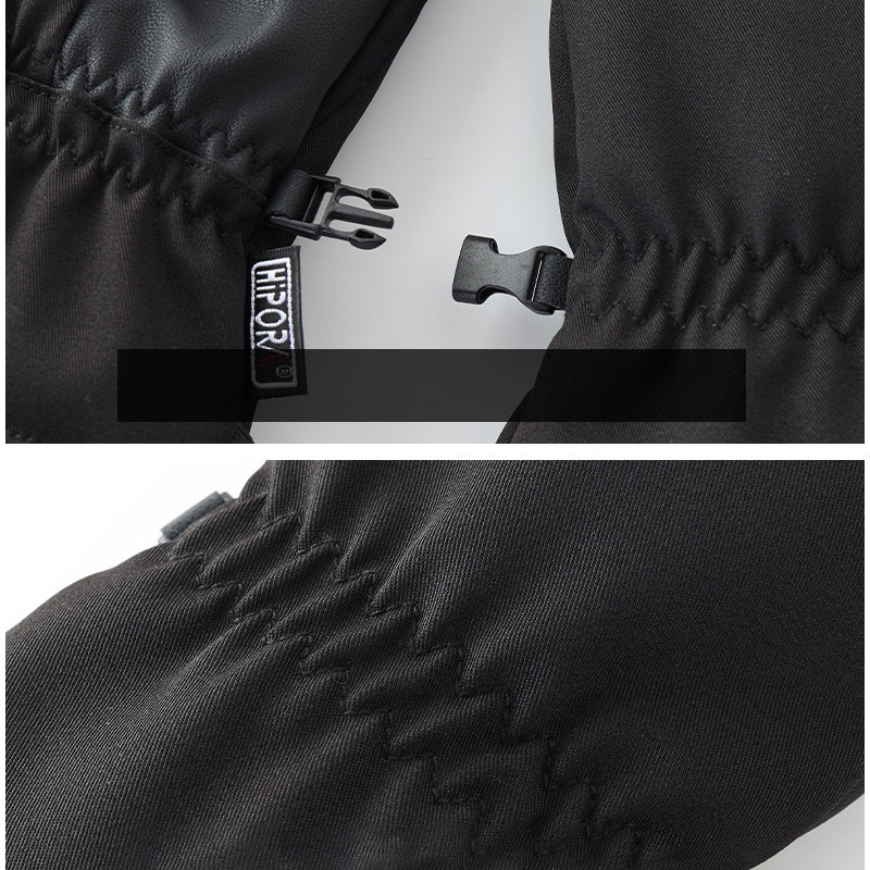 Žiemą šildomas vyras Moteriškos slidinėjimo pirštinės vilnos šiltos vyriškos sniego kumštinės pirštinės lauke moteriškos pirštinės su vandeniu sportinis vyras kalnų drabužiai