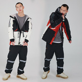 Naujas slidinėjimo kostiumas lauko sportui snieglenčių striukė Vyriškas kombinezonas laisvas slidinėjimo komplektas šiltas sniego kelnės žieminiai drabužiai, atsparūs vėjui, vandeniui