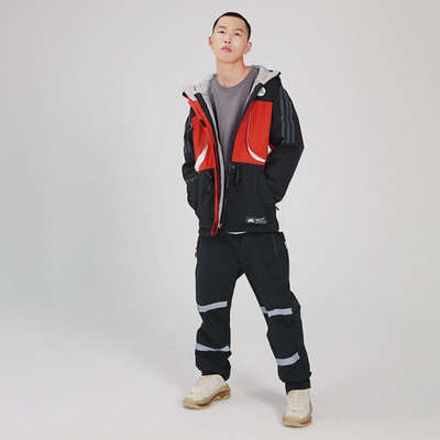 Naujas slidinėjimo kostiumas lauko sportui snieglenčių striukė Vyriškas kombinezonas laisvas slidinėjimo komplektas šiltas sniego kelnės žieminiai drabužiai, atsparūs vėjui, vandeniui