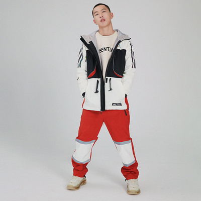 Naujas slidinėjimo kostiumas lauko sportui snieglenčių striukė Vyriškas kombinezonas laisvas slidinėjimo komplektas šiltas sniego kelnės žieminiai drabužiai, atsparūs vėjui, vandeniui