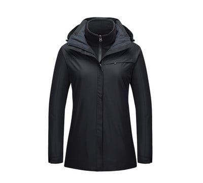 Šiltas slidinėjimo kostiumas moterims, neperšlampamas, atsparus vėjui, slidinėjimo ir snieglenčių striukė + vilnos kelnių komplektai, žieminiai moteriški lauko sniego paltai