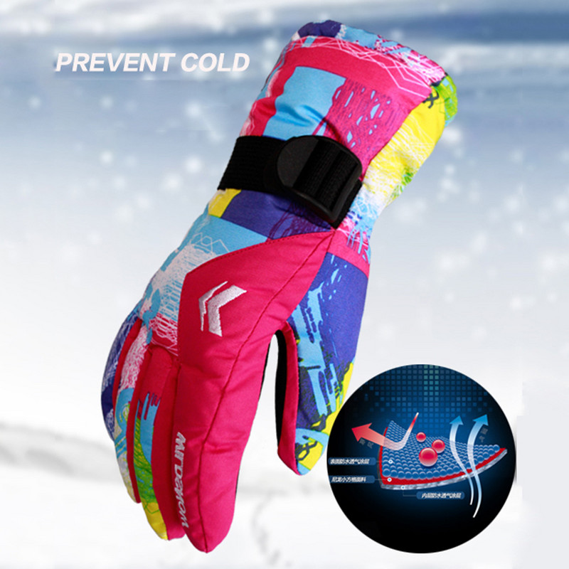 Mănuși de schi îngroșate de iarnă pentru femei, impermeabile, pentru snowboard, pentru bărbați, femei, schi, mănuși de ciclism, pentru femei, sport