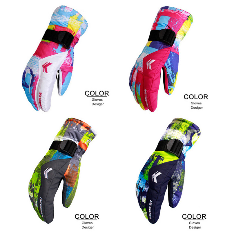 Mănuși de schi îngroșate de iarnă pentru femei, impermeabile, pentru snowboard, pentru bărbați, femei, schi, mănuși de ciclism, pentru femei, sport