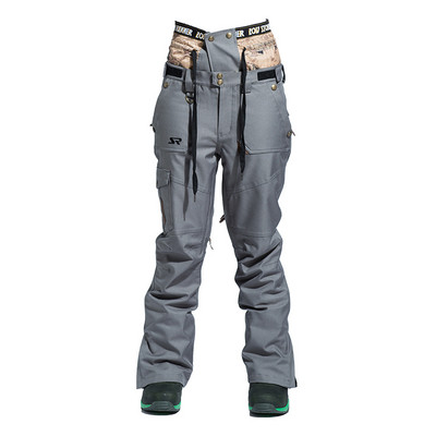 Pastorintas vyriškų ir moteriškų slidinėjimo kelnių juosmuo apsaugo juosmenį šiltas, atsparus vėjui, vandeniui atsparus lauko sportui skirtos slidinėjimo kelnės vyrams esquí