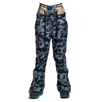 Pastorintas vyriškų ir moteriškų slidinėjimo kelnių juosmuo apsaugo juosmenį šiltas, atsparus vėjui, vandeniui atsparus lauko sportui skirtos slidinėjimo kelnės vyrams esquí