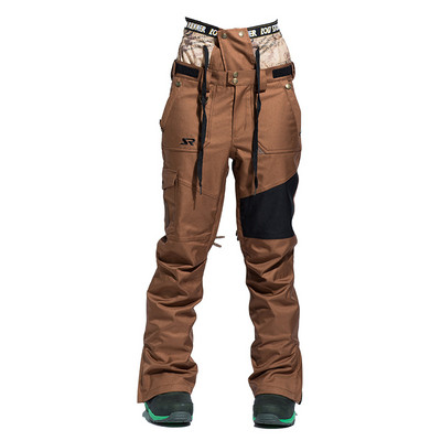 Pastorintas vyriškų ir moteriškų slidinėjimo kelnių juosmuo apsaugo juosmenį šiltas, atsparus vėjui, vandeniui atsparus lauko sportui skirtos slidinėjimo kelnės vyrams esquí