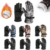 Vyrai Moteriškos slidinėjimo pirštinės Ultralengvos vandeniui atsparios žiemos šiltos pirštinės Snieglenčių pirštinės Važiavimo motociklu termoreguliuojamos pirštinės