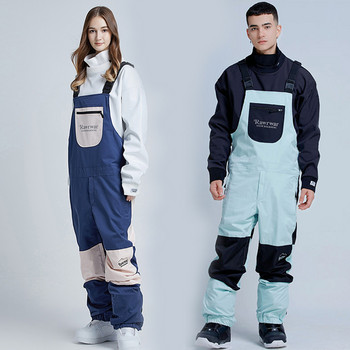 2022 φόρμες σκι Γυναικείες φόρμες για χιόνι Ανδρικές φόρμες για υπαίθρια αθλήματα βουνό αδιάβροχο παντελόνι σκι Γυναικείο παντελόνι snowboard Χειμερινό ύφασμα