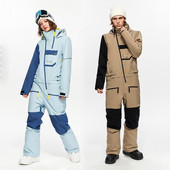 2023 m. žiemos naujas vientisas slidinėjimo kostiumas, moteriškas lauko sportinis snieglenčių striukė Vyriškas slidinėjimo komplektas kombinezonas, atsparus vėjui, vandeniui