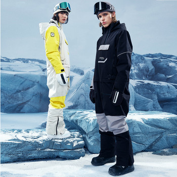 2023 Χειμερινή νέα ολόσωμη φόρμα για σκι Γυναικείες φόρμες για υπαίθρια αθλητικά σνόουμπορντ Ανδρικό σετ σκι Ολόσωμη φόρμα αντιανεμική αδιάβροχη