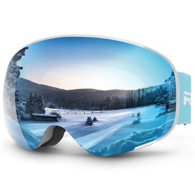 Vaikiški slidinėjimo akiniai OTG akiniai nuo rasojimo 100% UV apsauga berniukams mergaitėms Vaikams ir paaugliams Šalmai Suderinami su bet kokiu šalmu