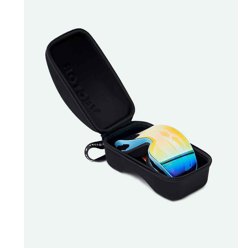 Originalus VECTOR slidinėjimo akinių dėklas sniego slidinėjimo akinių dėžutė vandeniui atsparus snieglenčių krepšys EVA akinių dėklas su užtrauktuku