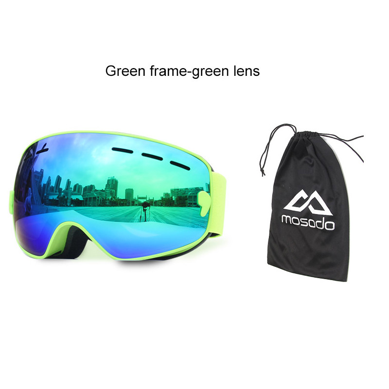 Mosodo Kid Slidinėjimo Akiniai Maži Dydžiai Vaikams UV400 Nuo rasojimo akiniai slidinėjimo Mergaitėms Berniukams Snieglentės Dideli Sferiniai Vaikų Akiniai