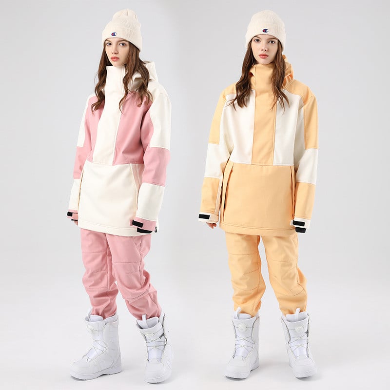 2022 m. Naujas žieminis vilnonis slidinėjimo kostiumas vyriškas, moteriškas, neperšlampamas, neperpučiamas, kvėpuojantis, šiltas sniego snieglenčių sportinis kostiumas.