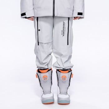 Χειμερινό παντελόνι σκι Γυναικείο αδιάβροχο ζεστό αντιανεμικό παντελόνι σνόουμπορντ εξωτερικού χώρου Ανδρικό παντελόνι για χιόνι Ολόσωμο παντελόνι πεζοπορίας για σκι