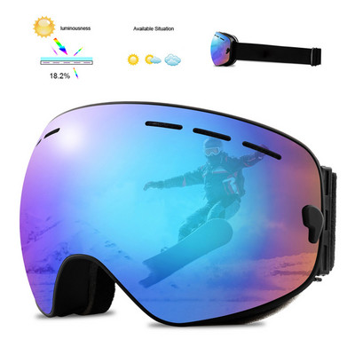 Skijaške naočale marke Elax dvoslojne skijaške naočale protiv zamagljivanja naočale za snowboard na snijegu naočale za motorne sanke sport na otvorenom skijanje Googles