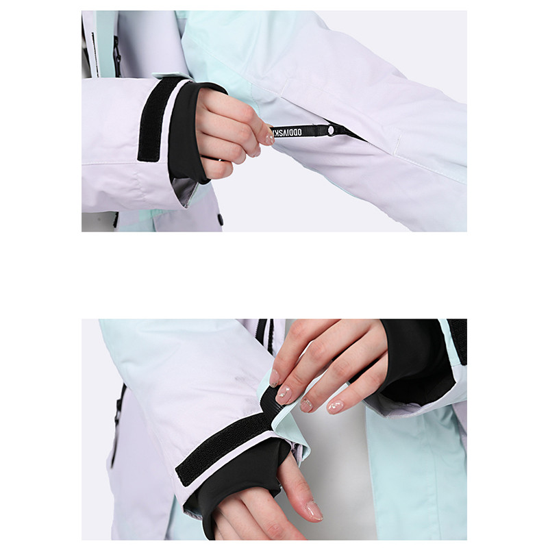 2022 m. naujas snieglenčių slidinėjimo rinkinys žieminis lauko kostiumas su sniego kostiumais, vėjui atsparus moteriškas kalnų neperšlampamas slidinėjimo kostiumas, moteriška sniego striukė