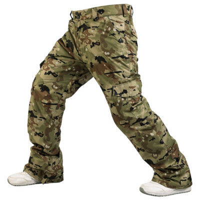 Naujos vyriškos suaugusiųjų šiltos, vandeniui atsparios sniego kelnės lauko slidinėjimo snieglenčių sportui sniego kelnės