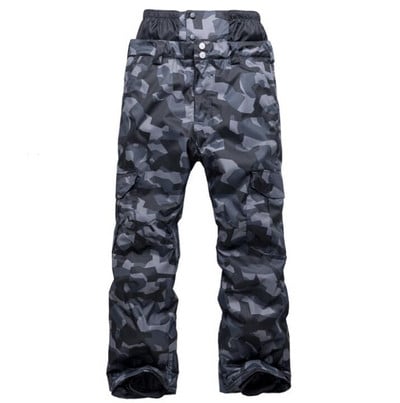 Naujos vyriškos suaugusiųjų šiltos, vandeniui atsparios sniego kelnės lauko slidinėjimo snieglenčių sportui sniego kelnės