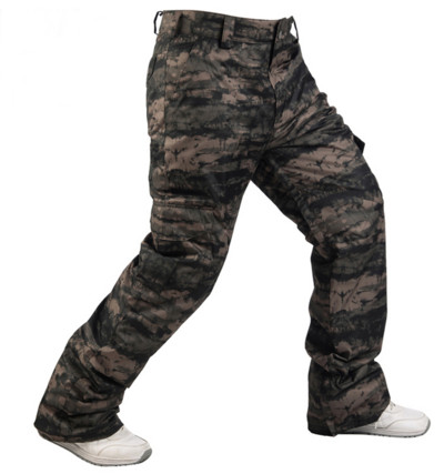 Naujos vyriškos suaugusiųjų šiltos, vandeniui atsparios sniego kelnės lauko slidinėjimo snieglenčių sportui sniego kelnės