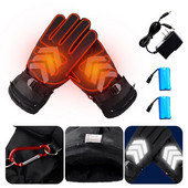 2020 m. įkraunamos šildomos pirštinės, atsparios vandeniui, jutiklinis ekranas, motociklas, elektrinis automobilis, šildomos pirštinės žiemai, vyrams, moterims, JAV kištukas