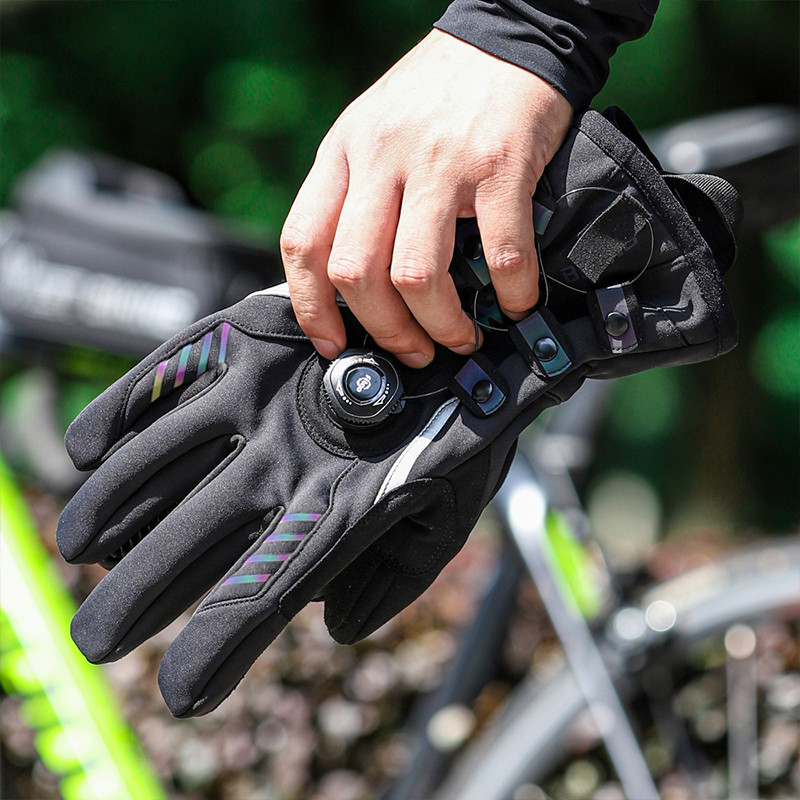WEST BIKING Zimske skijaške rukavice Super tople Vodootporne rukavice sa zaslonom osjetljivim na dodir Automatsko vezivanje Sportske rukavice za vožnju motocikla na otvorenom