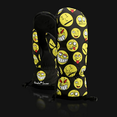 Monstras Vyrai Moterys Vaikams Žiemos terminis moteriškas snieglenčių slidinėjimo pirštinės Pirštinės Neperšlampamos Šiltos Nandn Snow Lauko Neslidžios Pirštinės