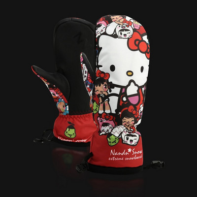 Monstras Vyrai Moterys Vaikams Žiemos terminis moteriškas snieglenčių slidinėjimo pirštinės Pirštinės Neperšlampamos Šiltos Nandn Snow Lauko Neslidžios Pirštinės