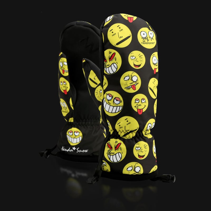 Monstras Vyrai Moterys Vaikams Žiemos terminis moteriškas snieglenčių slidinėjimo pirštinės Pirštinės Neperšlampamos Šiltos Nandn Snow Lauko Neslidžios Pirštinės