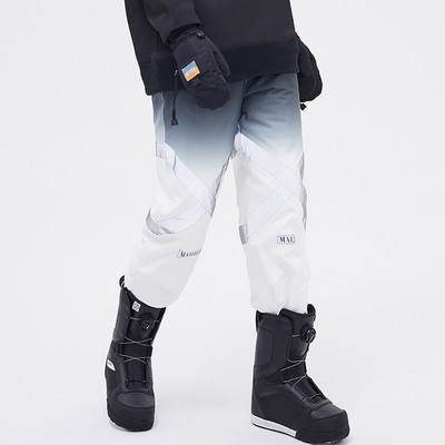 žiema naujas stilius Vyriškos ir moteriškos sniego kelnės Slidinėjimo kelnės Vyriškos Neperšlampamos snieglenčių kelnės Kvėpuojančios Terminis Lauko Žiema