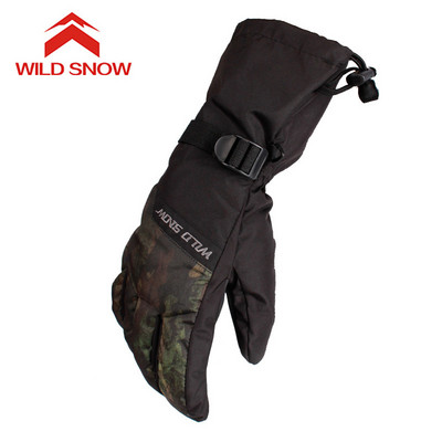 Unisex šiltos vilnos slidinėjimo vyriškos snieglenčių pirštinės Neperšlampamos motociklų važiavimo dviračių pirštinės vyrams Moterims Žygiams Sniego pirštinės