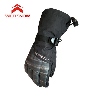 Unisex šiltos vilnos slidinėjimo vyriškos snieglenčių pirštinės Neperšlampamos motociklų važiavimo dviračių pirštinės vyrams Moterims Žygiams Sniego pirštinės