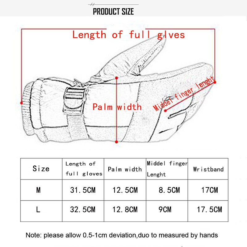 Unisex šiltos vilnos slidinėjimo vyriškos snieglenčių pirštinės Neperšlampamos motociklų važiavimo dviračių pirštinės vyrams Moterims Žygiams Sniego pirštinės