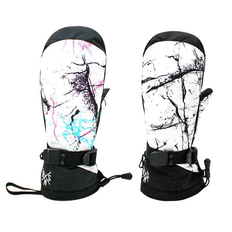 Sport Munte Femei Mănuși de schi Impermeabil Bărbați Femei Mănuși de zăpadă Mănuși calde pentru soț de ciclism Mănuși încălzite pentru bărbați