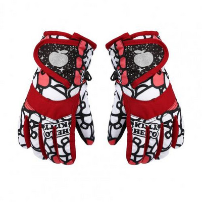 Dviračių pirštinės Naudingas megztas audinys Atsparus dėvėjimuisi lauko važinėjimo vaikams Žieminės pirštinės vaikams Slidinėjimo pirštinės Žieminės pirštinės