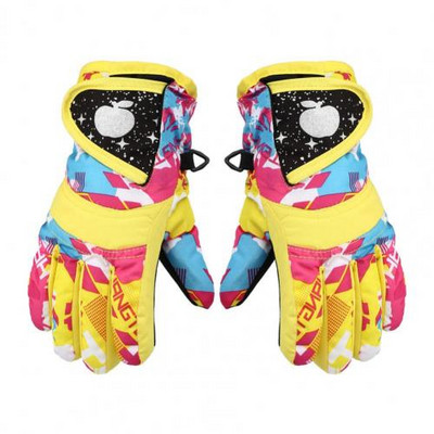 Dviračių pirštinės Naudingas megztas audinys Atsparus dėvėjimuisi lauko važinėjimo vaikams Žieminės pirštinės vaikams Slidinėjimo pirštinės Žieminės pirštinės