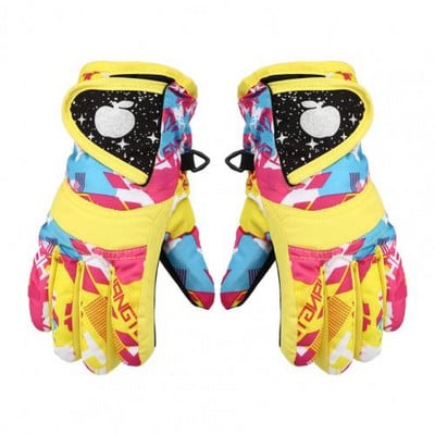 Dviračių pirštinės Naudingas megztas audinys Atsparus dėvėjimuisi lauko važinėjimo vaikams Žieminės pirštinės vaikams Slidinėjimo pirštinės Žieminės pirštinės