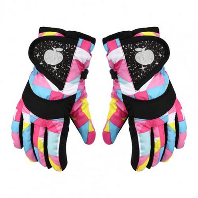 Dviračių pirštinės Naudingas megztas audinys Atsparus dėvėjimuisi lauko važinėjimo vaikams Žieminės pirštinės vaikams Slidinėjimo pirštinės Žieminės pirštinės