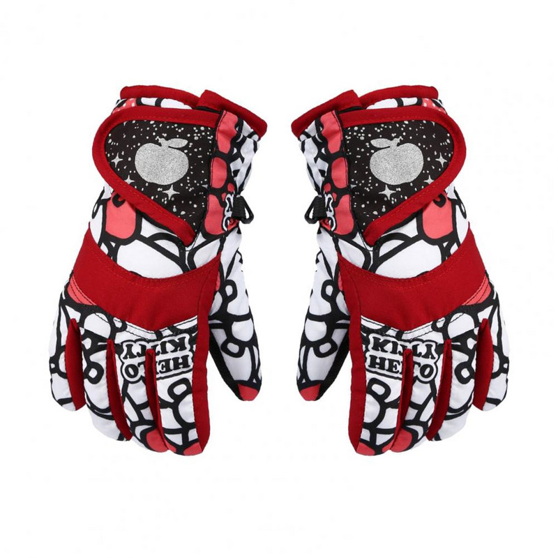 Dviračių pirštinės Naudingas megztas audinys Atsparus dėvėjimuisi lauko važinėjimo vaikams Žieminės pirštinės vaikams Slidinėjimo pirštinės Žieminės pirštinės