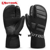 KUTOOK Neperšlampamos slidinėjimo pirštinės Vyriškos žieminės terminės snieglenčių pirštinės Vėjo nepraleidžiančios moteriškos snieglenčių pirštinės SF9503