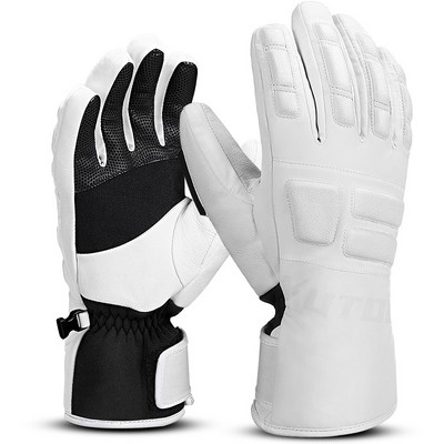 KUTOOK Neperšlampamos slidinėjimo pirštinės Vyriškos žieminės terminės snieglenčių pirštinės Vėjo nepraleidžiančios moteriškos snieglenčių pirštinės SF9503