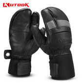 KUTOOK Thermal Mitten Biciklističke rukavice Unutarnje vodootporne džepne flis rukavice Zaštita šaka Skijaške motociklističke skijaške rukavice SF9505T