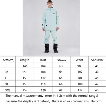 Νέο γυναικείο κοστούμι σκι 2022 Μπουφάν σνόουμπορντ για εξωτερικούς χώρους Ανδρικό σετ σκι Παντελόνι Cargo Αδιάβροχο αναπνεύσιμο ζεστό παντελόνι χιονιού Χειμερινά ρούχα