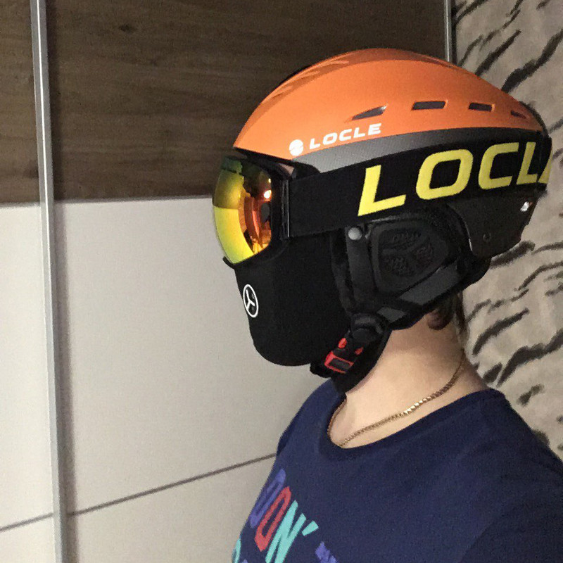 LOCLE slidinėjimo akiniai UV400 nuo rasojimo slidinėjimo akiniai dviejų sluoksnių sniego slidinėjimo snieglenčių akiniai slidinėjimo akiniai su naktinio matymo objektyvu