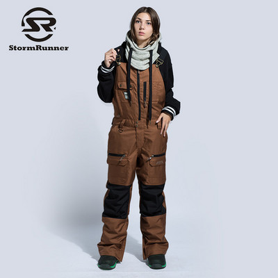 STORM RUNNER Moteriškos slidinėjimo kelnės Neperšlampamos sniego kelnės Lauko žiemos sportui Šiltos snieglenčių kelnės Moteriškos žieminės slidinėjimo kelnės