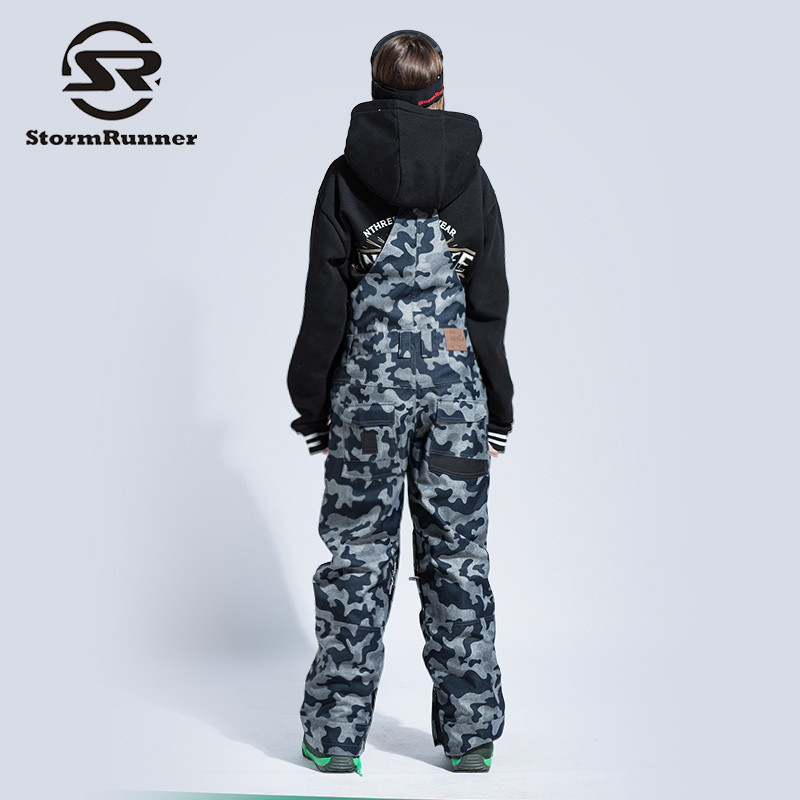 STORM RUNNER Moteriškos slidinėjimo kelnės Neperšlampamos sniego kelnės Lauko žiemos sportui Šiltos snieglenčių kelnės Moteriškos žieminės slidinėjimo kelnės