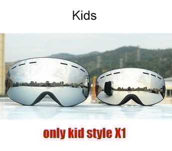 JSJM Nauji Slidinėjimo akiniai suaugusiems Vaikams Lauko Neperpučiami Nuo rasojimo Dvisluoksniai Dideli Slidinėjimo Akiniai Žieminiai Snieglentės Akiniai Unisex